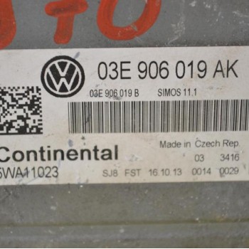 Εγκέφαλος Volkswagen Polo 2009-2022 CONTINENTAL 03E906019AK 5WA11023 03E906019B