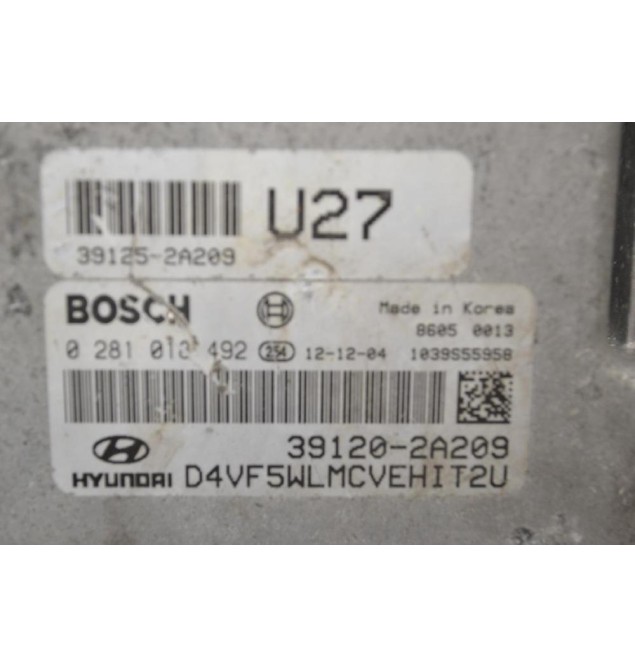 Εγκέφαλος Hyundai i40 2011-2019 BOSCH 391202A209 D4VF5WLMCVEH1T2U 0281018492