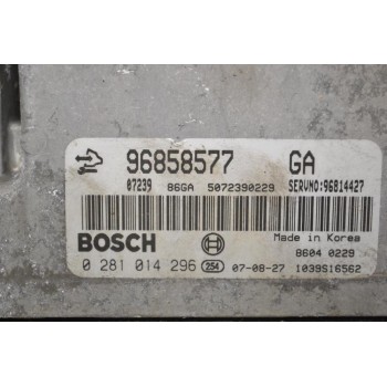 Εγκέφαλος Κινητήρα Opel Antara Chevrolet Captiva 2007-2012 96858577 0281014296 (BOSCH)