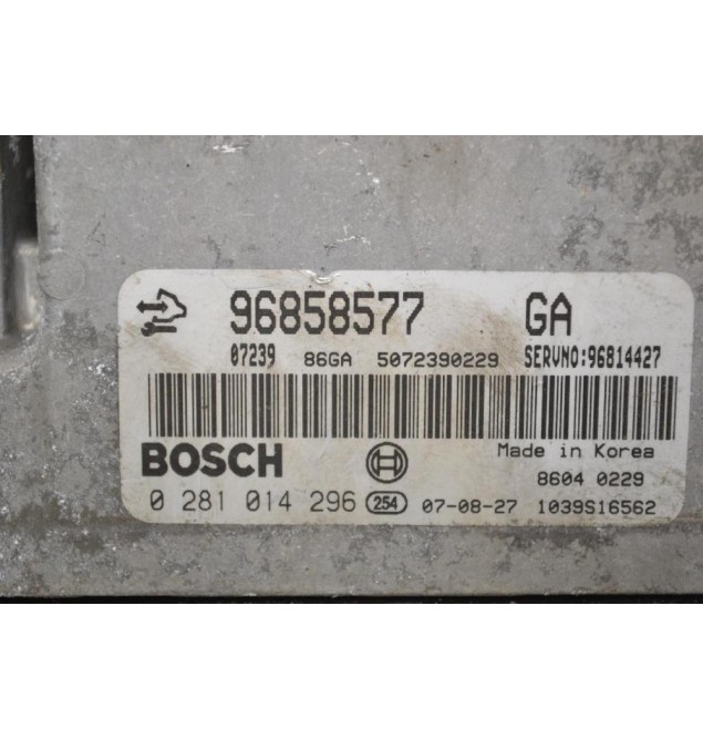 Εγκέφαλος Κινητήρα Opel Antara Chevrolet Captiva 2007-2012 96858577 0281014296 (BOSCH)
