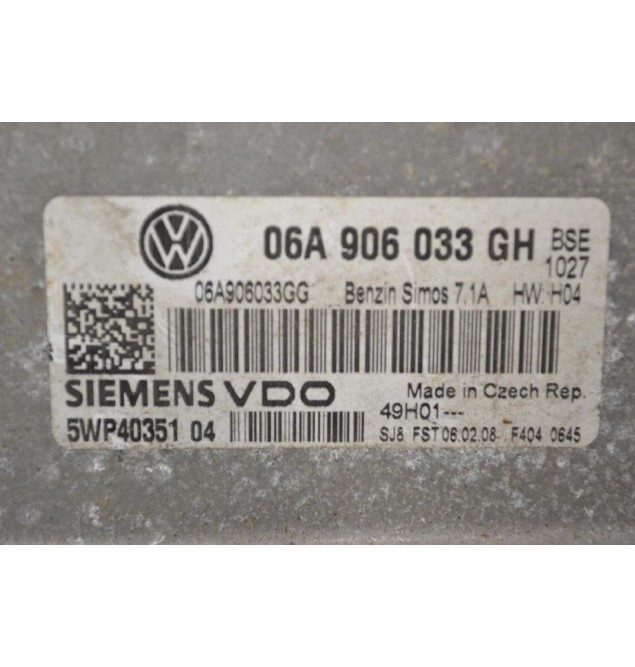 Εγκέφαλος Volkswagen Golf 2004-2008 SIEMENS 06A906033GH 5WP4035104 49H01