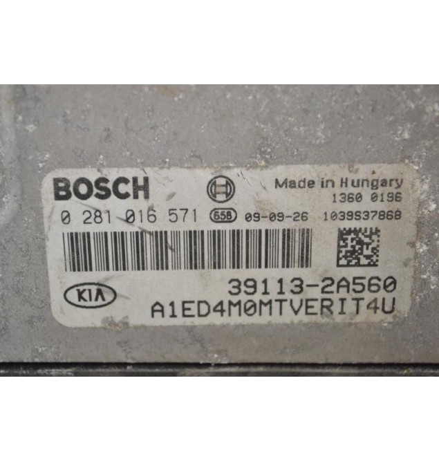 Εγκέφαλος Kia Ceed 2006-2012 BOSCH 391132A560 1039S37868 0281016571 13600196