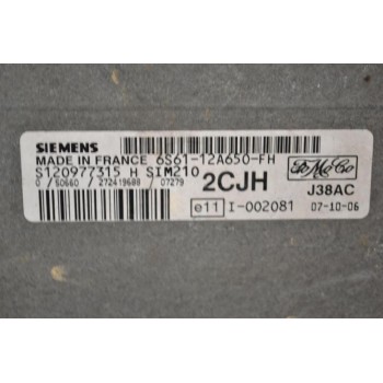 Εγκέφαλος Ford Fiesta 2002-2008 6S6112A650FH 2CJH S120977315H
