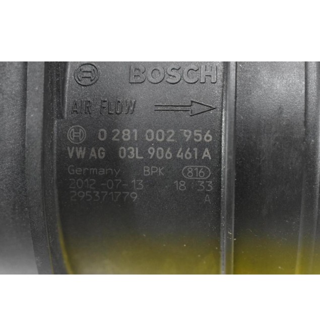 Αισθητήρας MAF Skoda Octavia / Superb TDI 2003-2020 (Γνήσιος) 0281002956 03L906461A (Audi A3 A4 A5 A6 Q5 Q2 TT / Volkswagen Golf Caddy Passat Jetta Transporter Tiguan Touran Scirocco Eos Beetle)