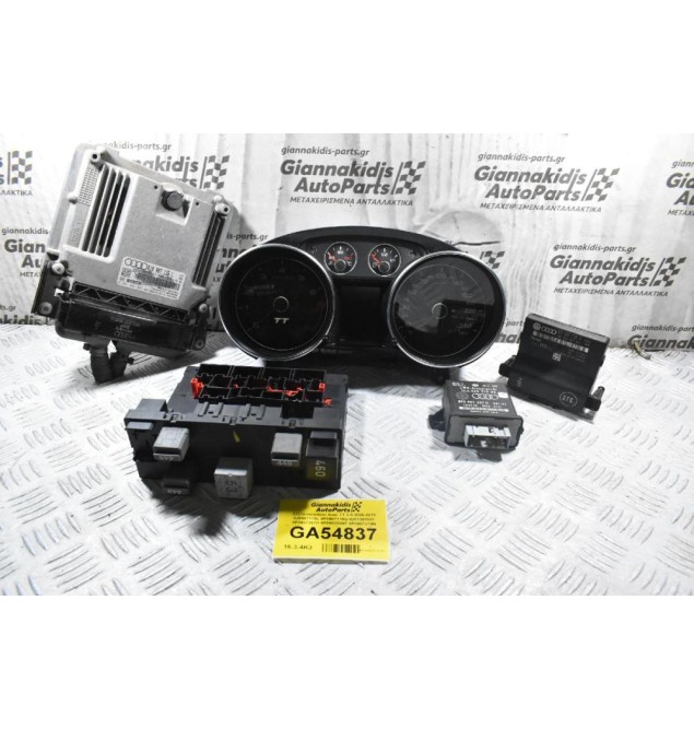 Σέτ Immobilizer Audi TT 2.0 2006-2015 (Eγκέφαλος / Κοντερ / Πλακετες / Κλειδαρια) 8J0907115L 8P0907115Q 0261201881 8P0907357H 8P0953549F 8P0907279N 8P0953549F