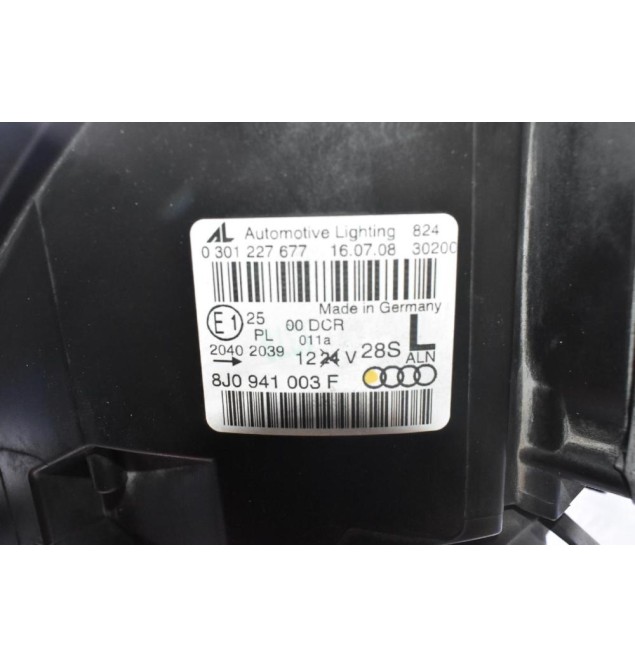 Φανάρι Αριστερό Audi TT 2006-2015 (Γνήσιο) 8J0941003F 0301227677 1307329193