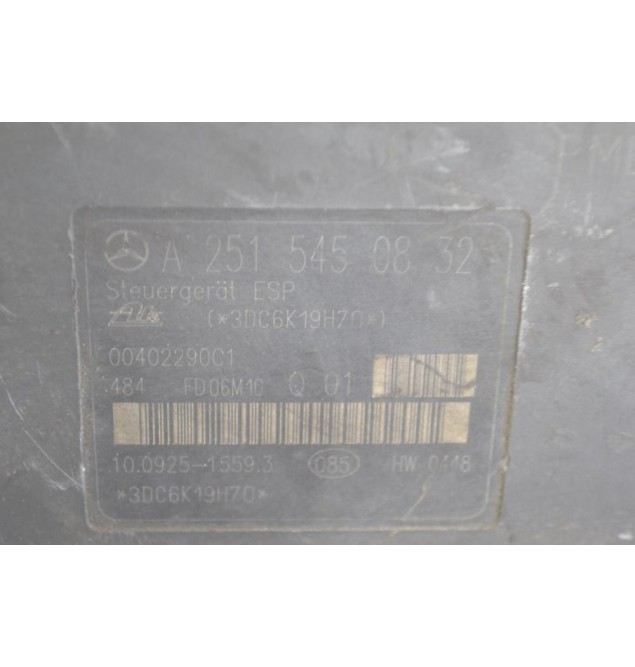 Μονάδα ABS Mercedes-Benz ML 350 2005-2011 ATE A2515450832 00402290C1 10.0208-0619.3 10020806193