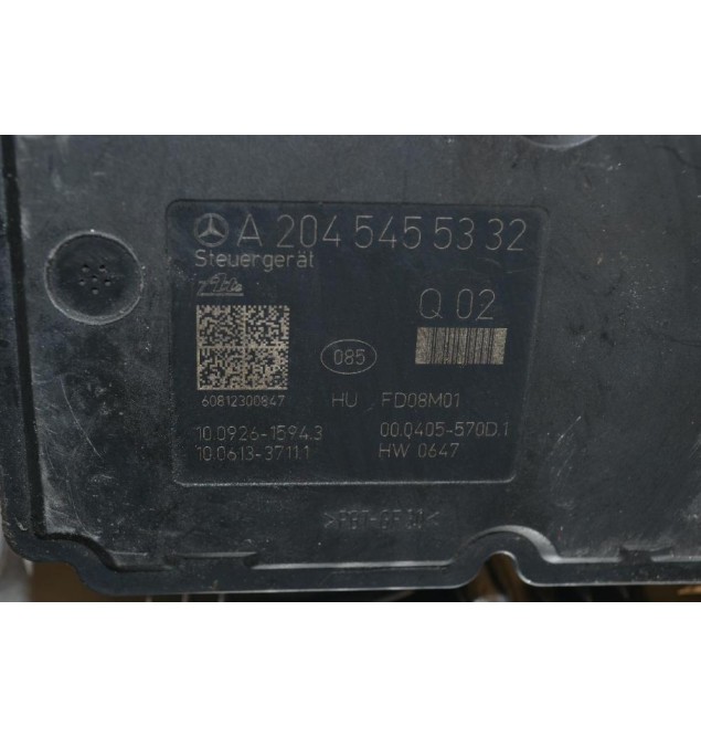 Μονάδα ABS Mercedes-Benz C 200 2007-2015 A2045455332 10.0926-1594.3 10092615943 100613-3711.1 10061337111 ATE