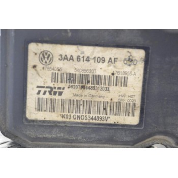Μονάδα ABS Volkswagen Passat B7 2010-2014 3AA614109AF 17654055 54085620T 17618955-A