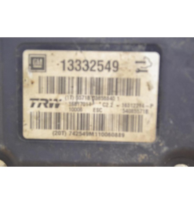 Μονάδα ABS Opel Insignia 2008-2014 TRW 13332549 54085571B 16817014 16312214-P 60343118