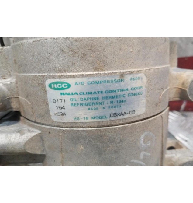 Κομπρεσέρ Aircondition - A/C Κλιματισμός Hyundai Accent G4EA 2000-2004 CBXAA-03 HS-15 F500