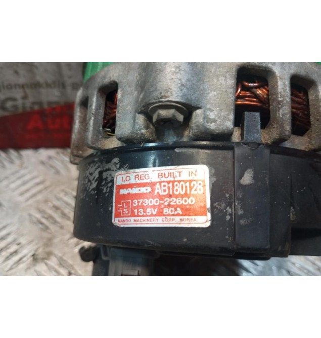 Δυναμό Hyundai Accent Κωδ.Κινητηρα G4EA 2006-2010 AB180128 37300-22600