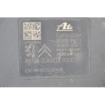 Μονάδα ABS Peugeot 208 2012-2021 ATE 9817031680 10.0220-0881.4 10.0915-3947.3 10.0625-3287.1 28.5153-9708.3