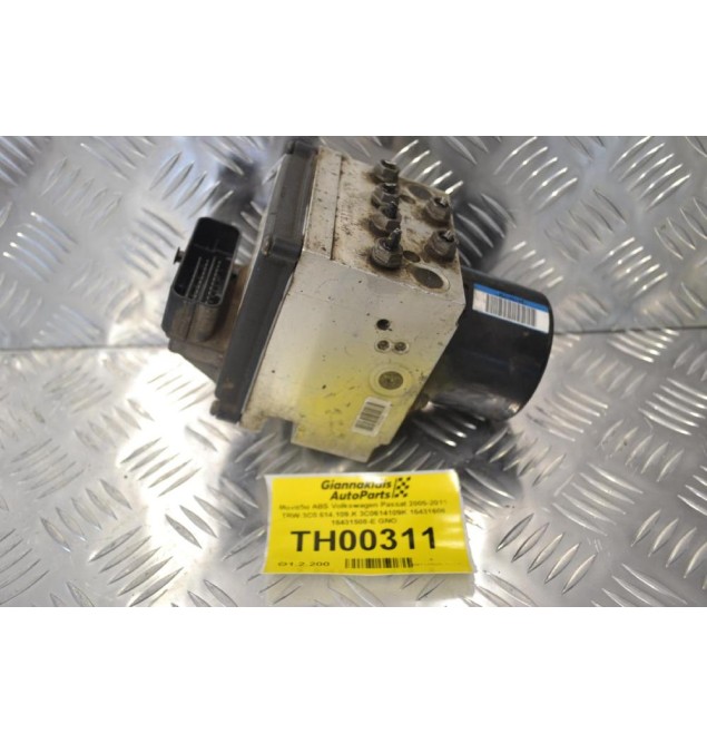 Μονάδα ABS Volkswagen Passat 2005-2011 TRW 3C0.614.109.K 3C0614109K 16431608 16431508-E GNO