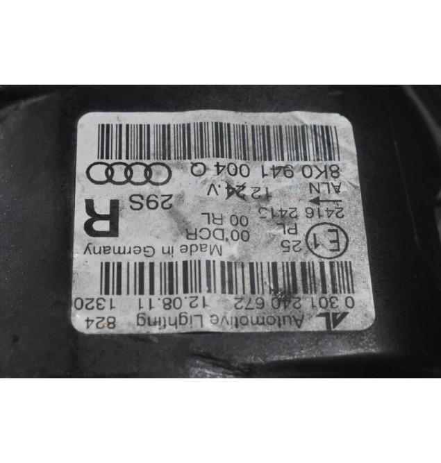 Φανάρι Εμπρός Δεξιά Audi A4 2008-2012 8K0941004Q 8K0941597C 8K0907472A (Γνήσιο) (Xenon / LED)