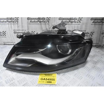 Φανάρι Εμπρός Δεξιά Audi A4 2008-2012 8K0941004Q 8K0941597C 8K0907472A (Γνήσιο) (Xenon / LED)