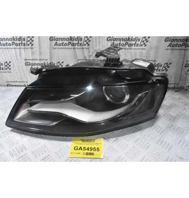 Φανάρι Εμπρός Δεξιά Audi A4 2008-2012 8K0941004Q 8K0941597C 8K0907472A (Γνήσιο) (Xenon / LED)