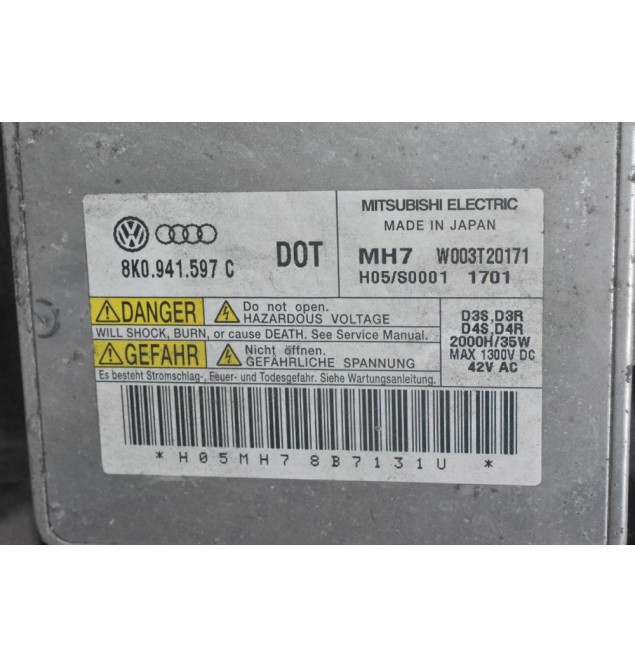 Φανάρι Εμπρός Δεξιά Audi A4 2008-2012 8K0941004Q 8K0941597C 8K0907472A (Γνήσιο) (Xenon / LED)