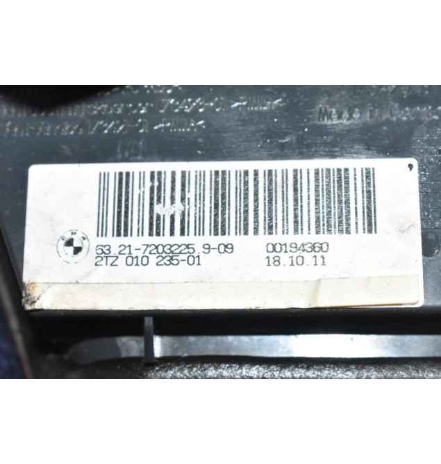 Φανάρι Πίσω Πορτ Μπαγκάζ Αριστερά Bmw F10 / F11 520 - 525 2009-2016 7203225 9-09 2TZ010235-01 (Γνήσιο)