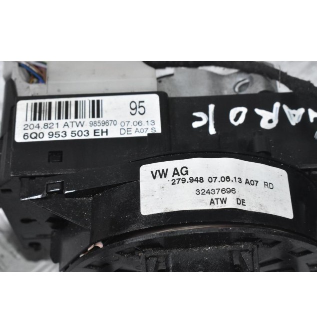 Διακόπτες Υαλοκαθαριστήρων / Φλάς Με Σερπαντίνα Volkswagen Amarok 2008-2020 6Q0953503EH (Γνήσιο) (Φλασιέρα)