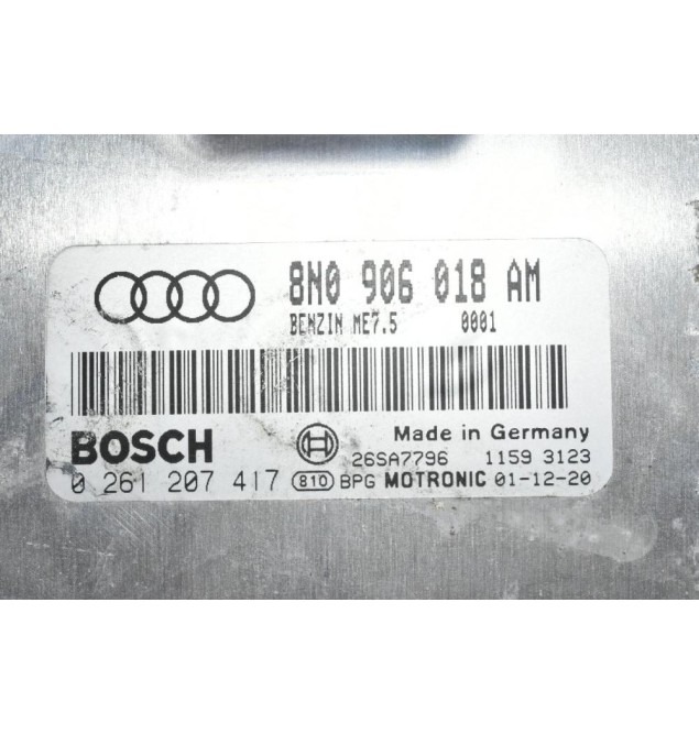 Εγκέφαλος Audi TT 1.8 20VT 1998-2007 8N0906018AM 0261207417
