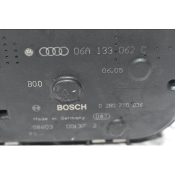 Πεταλούδα Γκαζιού Audi A3 TT 1.8T 20VT 2000-2005 (Γνήσια) 06A133062C 0280750036 (Seat Ibiza Leon Toledo / Skoda Octavia / Volkswagen Golf Bora Beetle)