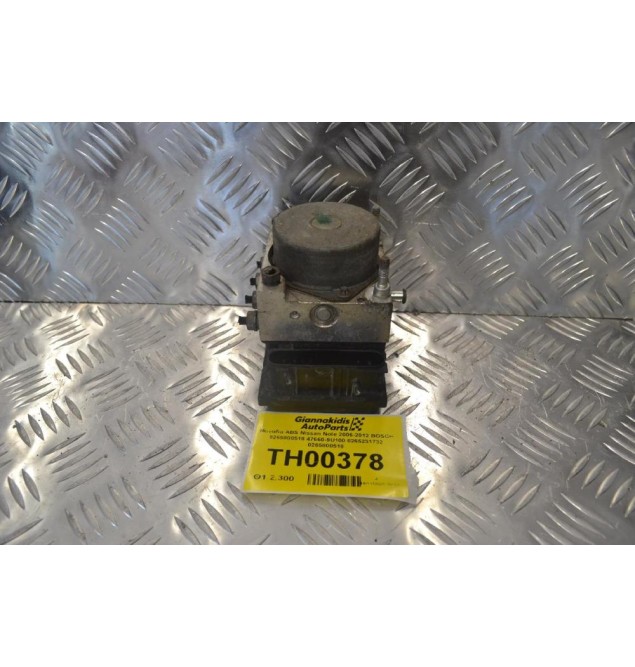 Μονάδα ABS Nissan Note 2006-2012 BOSCH 0265800518 47660-9U100 0265231732 0265800518