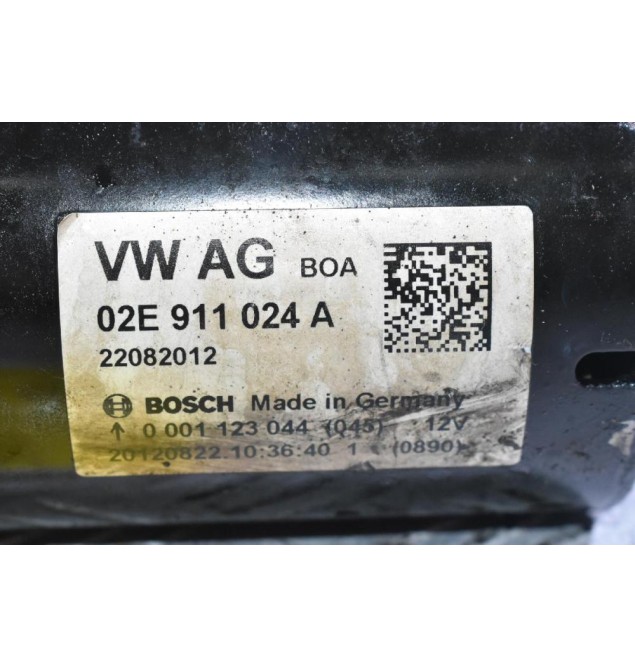 Μίζα Volkswagen Transporter T5 Golf Passat Beetle Jetta 2.0 TDI / TFSI 2010-2017 02E911024A (Audi A3 TT Q3 / Skoda Octavia) CJA CVC CFGB CBBB CDMA CRUA CDLF CDLC CUPC BMM AZV BKD