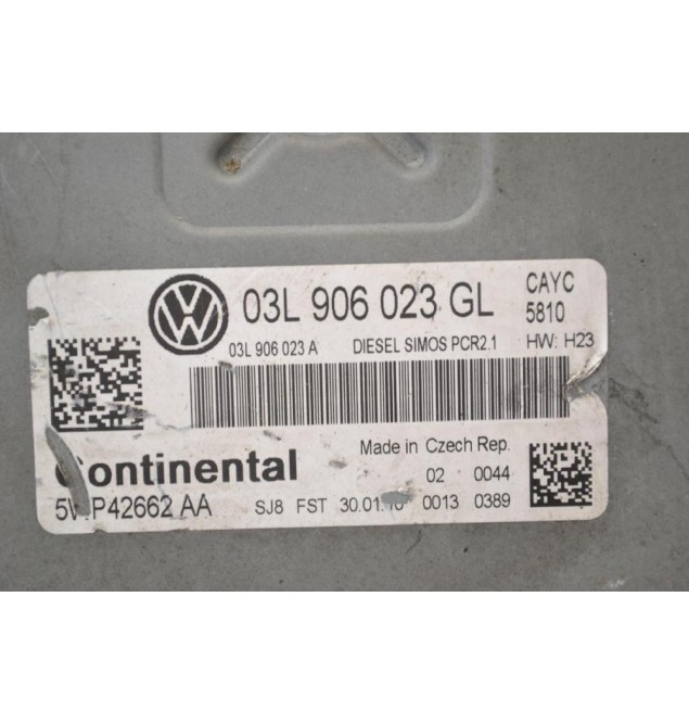 Εγκέφαλος Seat Leon / Altea 1.6 TDI 2005-2015 03L906023GL 5WP42662 AA 03L906023A (Volkswagen / Audi / Skoda)