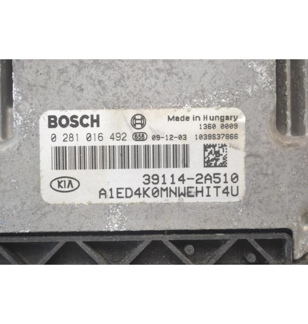 Εγκέφαλος Kia Ceed Hatchback 2006-2012 BOSCH 39114-2A510 391142A510 0281016492 1039S37866