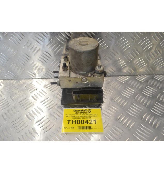 Μονάδα ABS Nissan Note 2005-2013 (E11, NE11) BOSCH 476609U200 47660-9U200 0265235047 0265950496