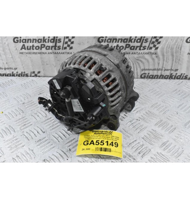 Δυναμό Audi TT A3 1.8T 20VT 1996-2006 120A 038903024F (1.9TDI AHF ASV AGR ATD) (Volkswagen Golf Bora Beetle Transporter / Seat leon Toledo Ibiza Cordoba / Skoda Octavia) AUQ AGU AUM ARZ AQA APP AWP