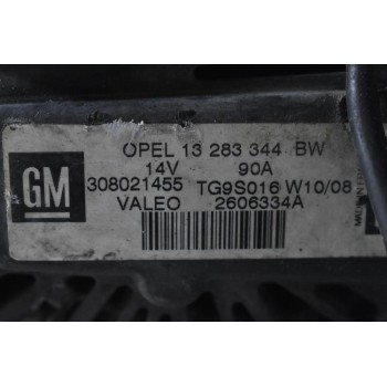 Δυναμό Opel Combo / Corsa / Astra / Meriva 1.3 CDTI Z13DTH 2005-2012 VALEO 13283344 BW 2606334A 90A