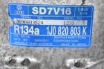 Kομπρεσέρ Aircondition A/C Volkswagen Golf 4 Bora Beetle Jetta 1.8T 20VT 1996-2008 1J0820803K (1.9 TDI) (Seat Leon Ibiza Toledo Cordoba Skoda Octavia Audi A3 TT S3) (AGU AUM APP BAM AUQ AGR ASV ALH)
