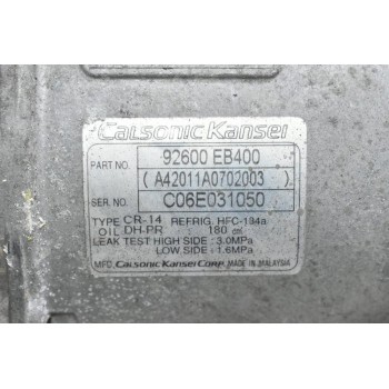Κομπρεσέρ Aircondition Nissan Navara D40 YD25 2005-2012 CALSONIC 92600-EB400