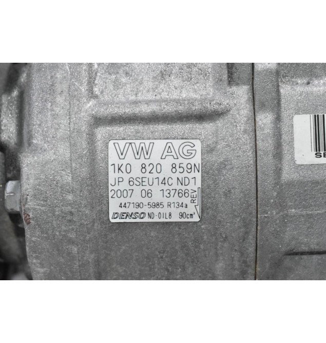 Κομπρεσέρ Aircondition Volkswagen Golf Jetta Passat Scirocco Eos Caddy TSI TFSI TDI 2008-2013 (Seat Leon Toledo Altea /Skoda Octavia SuperB /Audi A3 Q3 TT) CAXA CAVD CTH CMSB CBZ BPY CDLA CDMA CCZ CDN