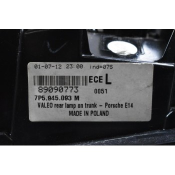 Φανάρι Πορτ Μπαγκάζ Δεξί Porsche Cayenne 958 2010-2018 7P5945094M 89090774 (Γνήσιο) (Led)