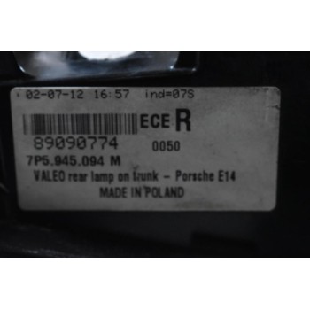 Φανάρι Πορτ Μπαγκάζ Αριστερό Porsche Cayenne 958 2010-2018 7P5945093M 89090773 (Γνήσιο) (Led)
