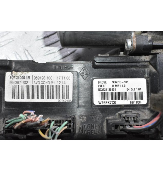 Γρύλλος - Μηχανισμός Παραθύρου Εμπρός Δεξιά Renault Megane 2007-2013 966036-102 807310004R 966315-101