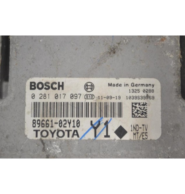 Εγκέφαλος Toyota Auris 1.4 D4D 2008-2013 BOSCH 89661-02Y10 0281017097 1039S39969