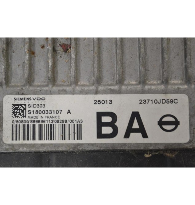 Εγκέφαλος Κινητήρα Nissan Qashqai 2006-2015 SIEMENS SID303 S180033107 A 23710-JD59C