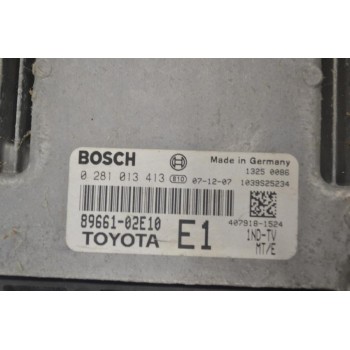 Εγκέφαλος Toyota Corolla - Auris 1.4D D4D 2005-2010 89661-02E10 0281013413 1039S25234