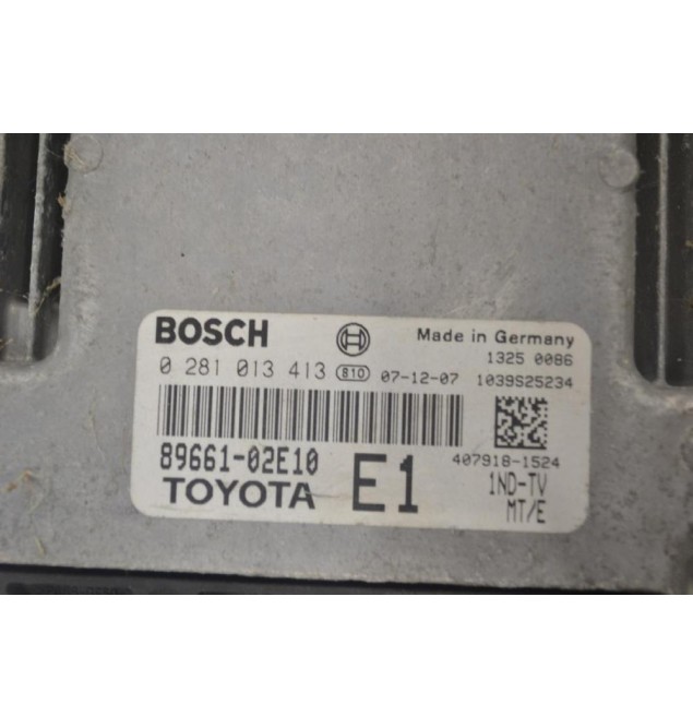 Εγκέφαλος Toyota Corolla - Auris 1.4D D4D 2005-2010 89661-02E10 0281013413 1039S25234