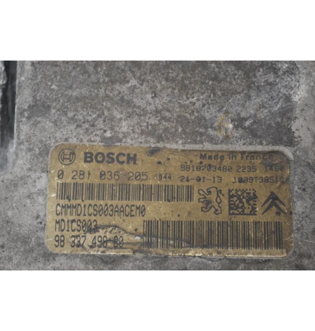 Εγκέφαλος Peugeot 208 2019-2024 0281036205 9818703480 9833749880