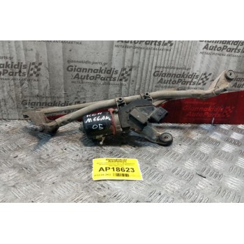 Μοτερ Υαλοκαθαριστηρων Με Βραχίονες -Μπράτσα Εμπρος Renault Megane ΙΙ 2002-2005 4 pins 53630147