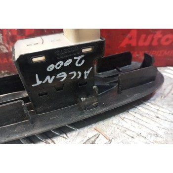 Διακόπτης Παραθυρου Με Πλασιο Εμπρος Δεξια Hyundai Accent 1999-2001 5 pins *Σπασμενη Βαση