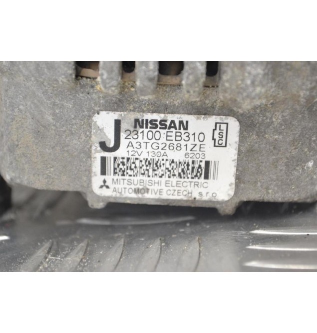 Δυναμό Nissan Navara D40 2.5 YD25  2005-2010 23100-EB310 130A