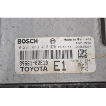 Εγκέφαλος Toyota Corolla - Auris 1.4D D4D 2005-2010 89661-02E10 0281013413 1039S25234