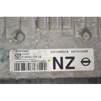 Εγκέφαλος Nissan Qashqai 1.5 2006-2013 23710BB31A S180067173 237101449R (Renault Megane / Scenic)