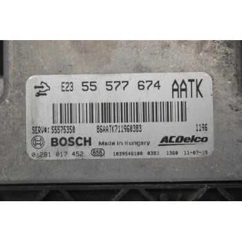 Εγκέφαλος Opel Astra 2009-2015 BOSCH 55577674 5575350 0281017452